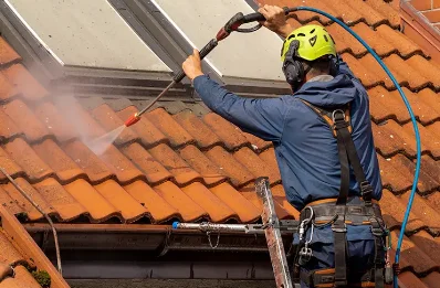 Démoussage et hydrofuge de toiture à Isserteaux